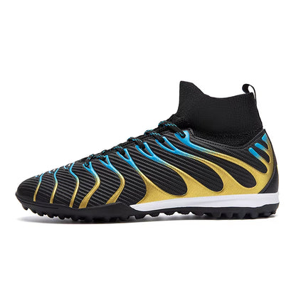 Football Boots Men'S Professional Soccer Shoes High-Top Field Cleats Football Teenager'S Anti-Slip Crampon Football Sneaker 2025