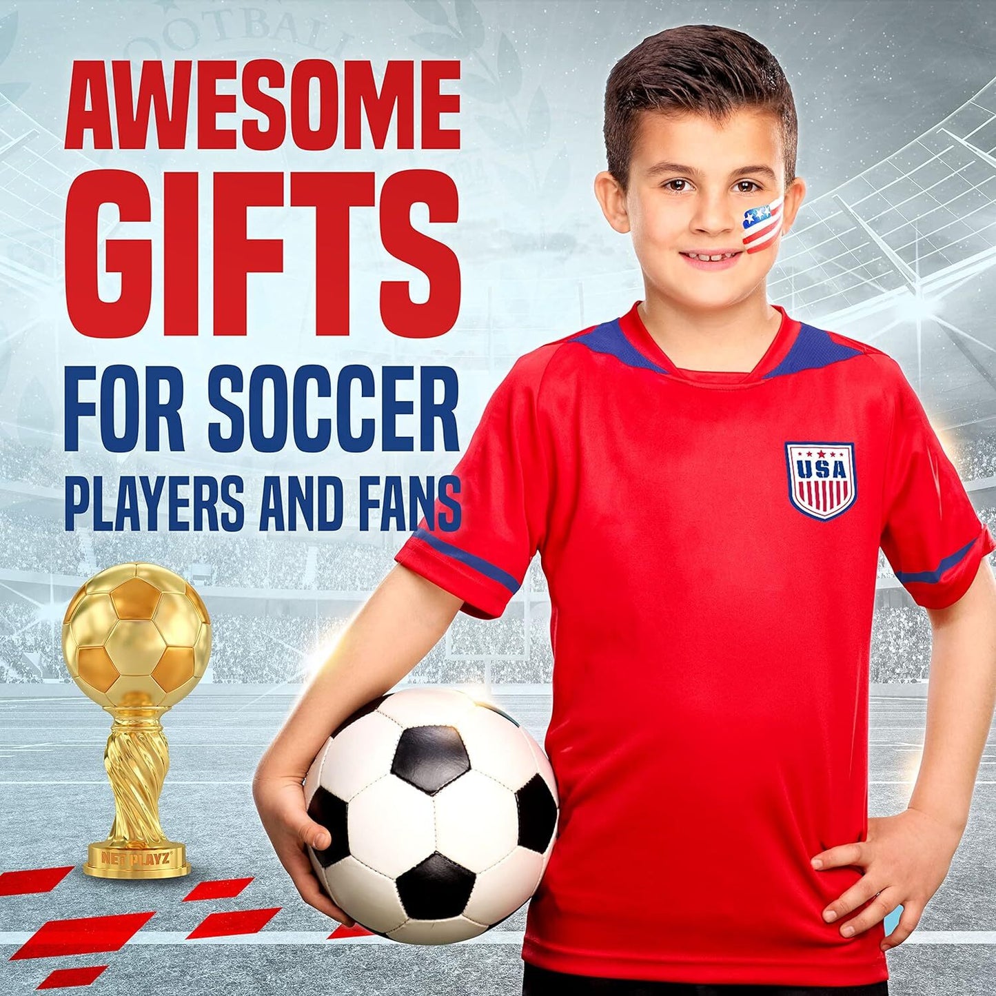 Set De 2 Porterias Futbol 4X3 Pies Soccer Para Ninos Y Adultos Portatil Plegable