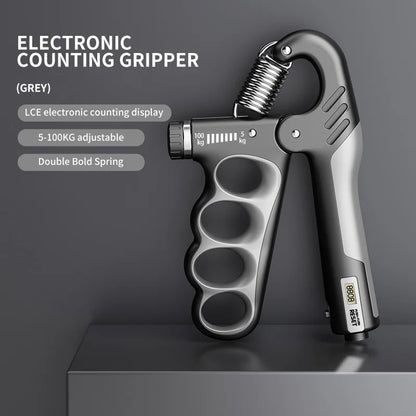 Adjustable Grip Strengthener for Enhanced Hand Fitness - 5-100KG Resistance for All Levels