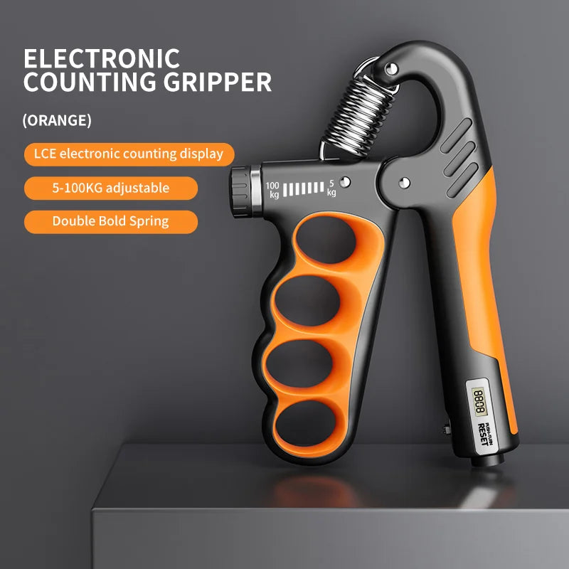 Adjustable Grip Strengthener for Enhanced Hand Fitness - 5-100KG Resistance for All Levels