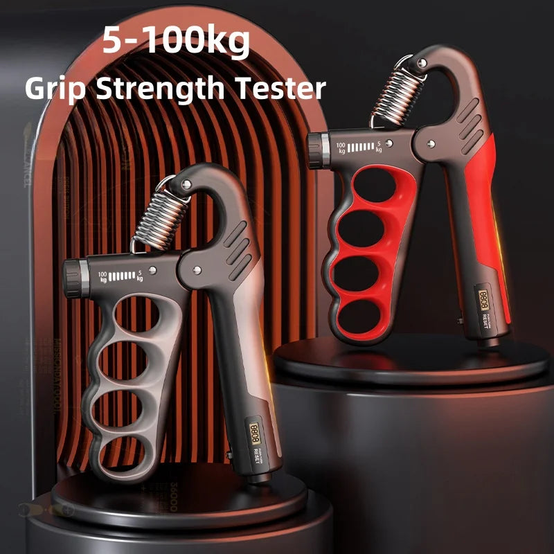 Adjustable Grip Strengthener for Enhanced Hand Fitness - 5-100KG Resistance for All Levels