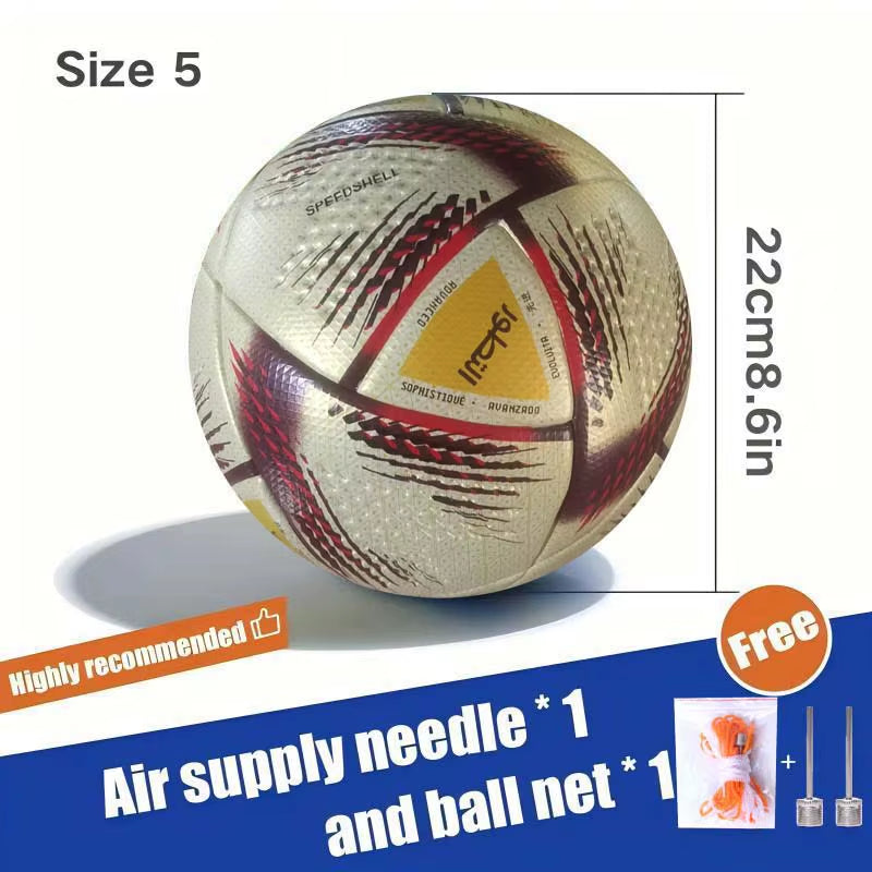 High Quality Soccer Balls Official Size 5 Pu Material Seamless Goal Team Outdoor Match Game Football Training Ballon De Foot